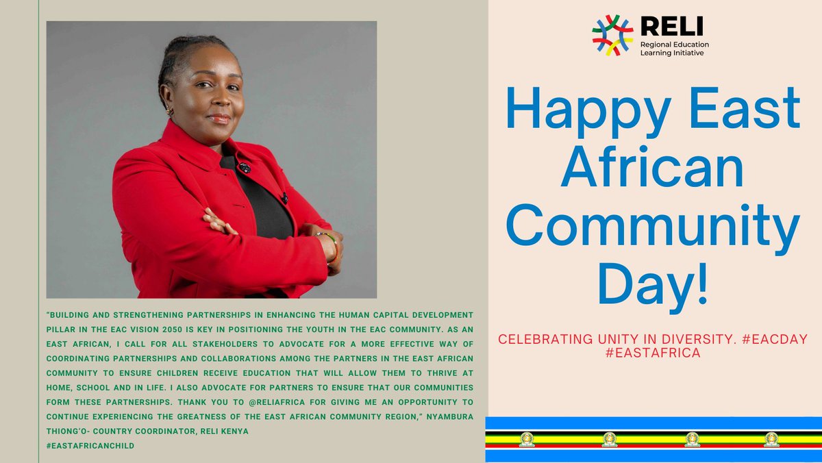 ReliAfrica's tweet image. Building and strengthening partnerships is critical in positioning the youth in the EAC community and @nyambu_thiongo aims to advocate for this. She thanks @reliAfrica for giving her an opportunity to continue experiencing the greatness of the EAC region. #EastAfricanUnity