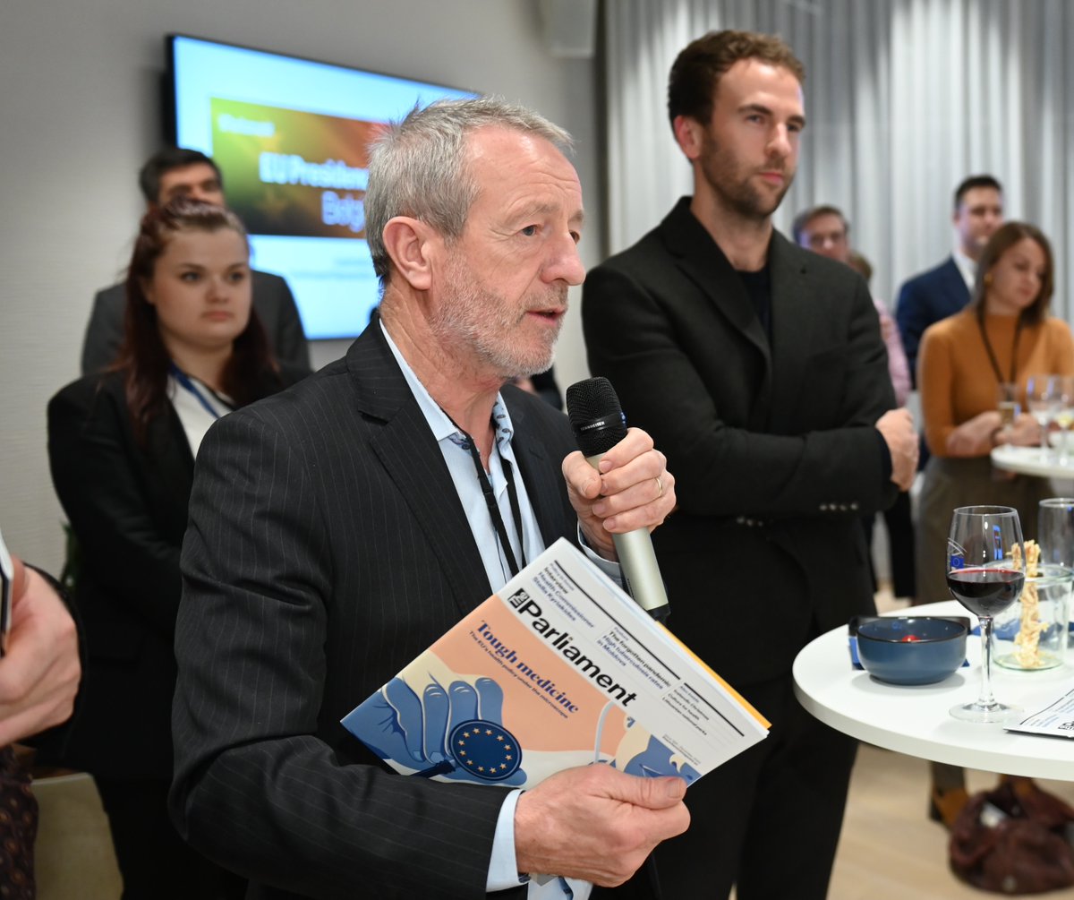 parlimagevents's tweet photo. Last night Ambassador @Willem_vdVoorde presented
@Parlimag readers with an exclusive outlook on the future Belgian 🇧🇪 Presidency of the Council at our event in the European Parliament @Europarl_EN https://t.co/3RW7VbkouZ