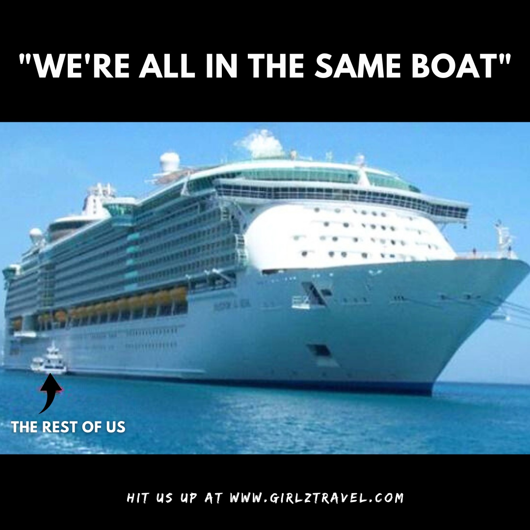 GirlzParty's tweet image. WE'RE ALL IN THE SAME BOAT 🚢

Embrace the camaraderie of shared adventures! No matter the destination, we're in this together. 

Hit us up and let's cruise towards amazing experiences! 🌊⚓ 

#SharedAdventures #HitUsUp