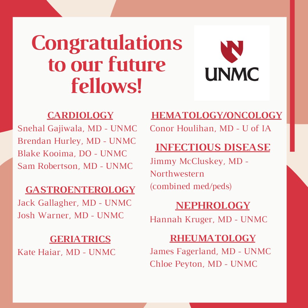 Huge congratulations to all of our future fellows! We are so proud of you. #matchday2023