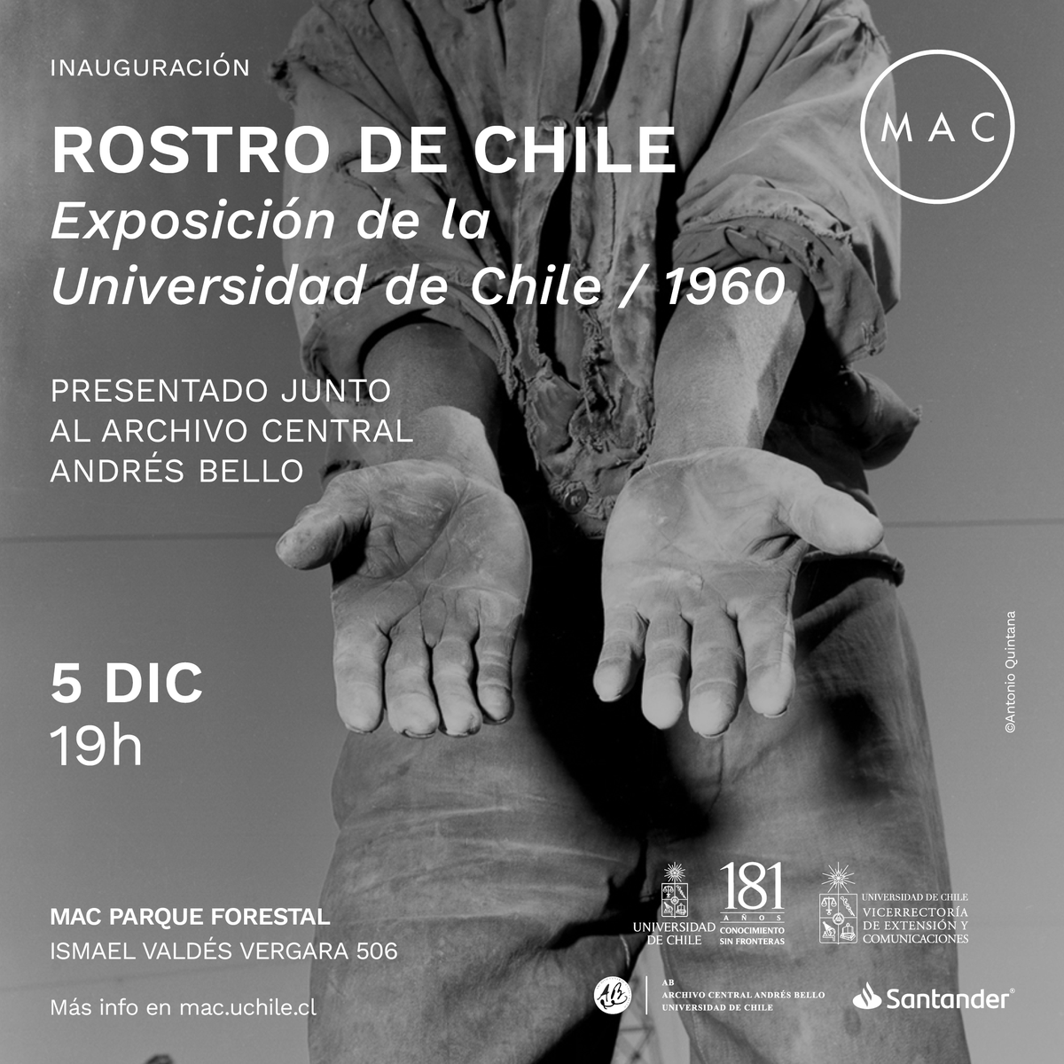 Museo_MAC's tweet photo. ¿Conoces ROSTRO DE CHILE? En 1960, los emblemáticos fotógrafos Antonio Quintana y Roberto Montandón recorrieron el país generando más de 7000 registros de los cuales se seleccionaron 380 fotos. 

https://t.co/jziY4SdrgY https://t.co/oma4RUPIxs