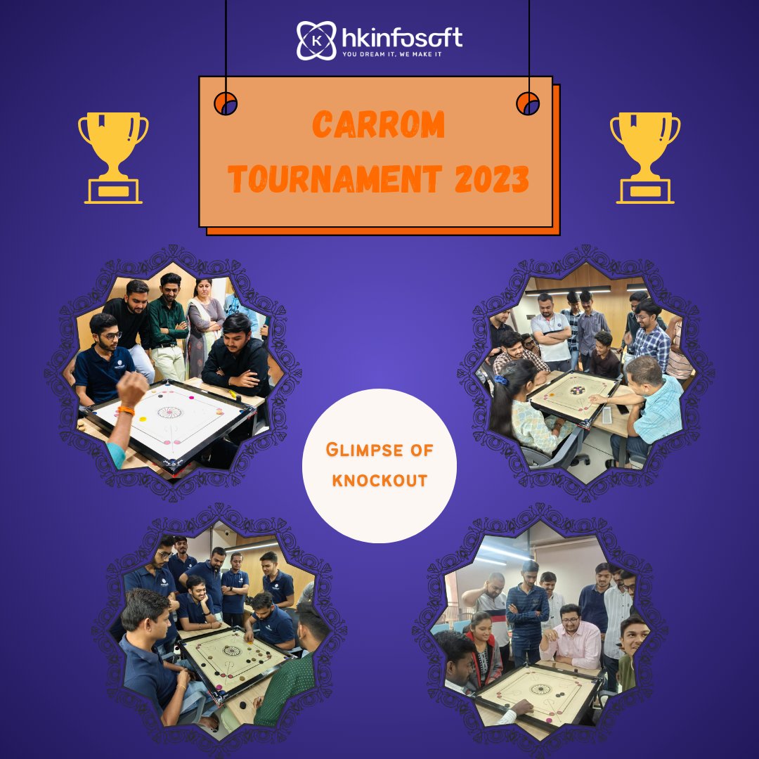 hkinfosoft's tweet image. May The Best Duo Win! 🙌🏻

Carrom Tournament 2023 organized at HK Infosoft has reached to Knockout Qualifier Rounds. 🥳

Finally the teams are at the verge of winning the Carrom Tournament Trophy. 🏆

#HKInfosoft #CarromTournament #TeamWorkMakesTheDreamWork #OfficeFun