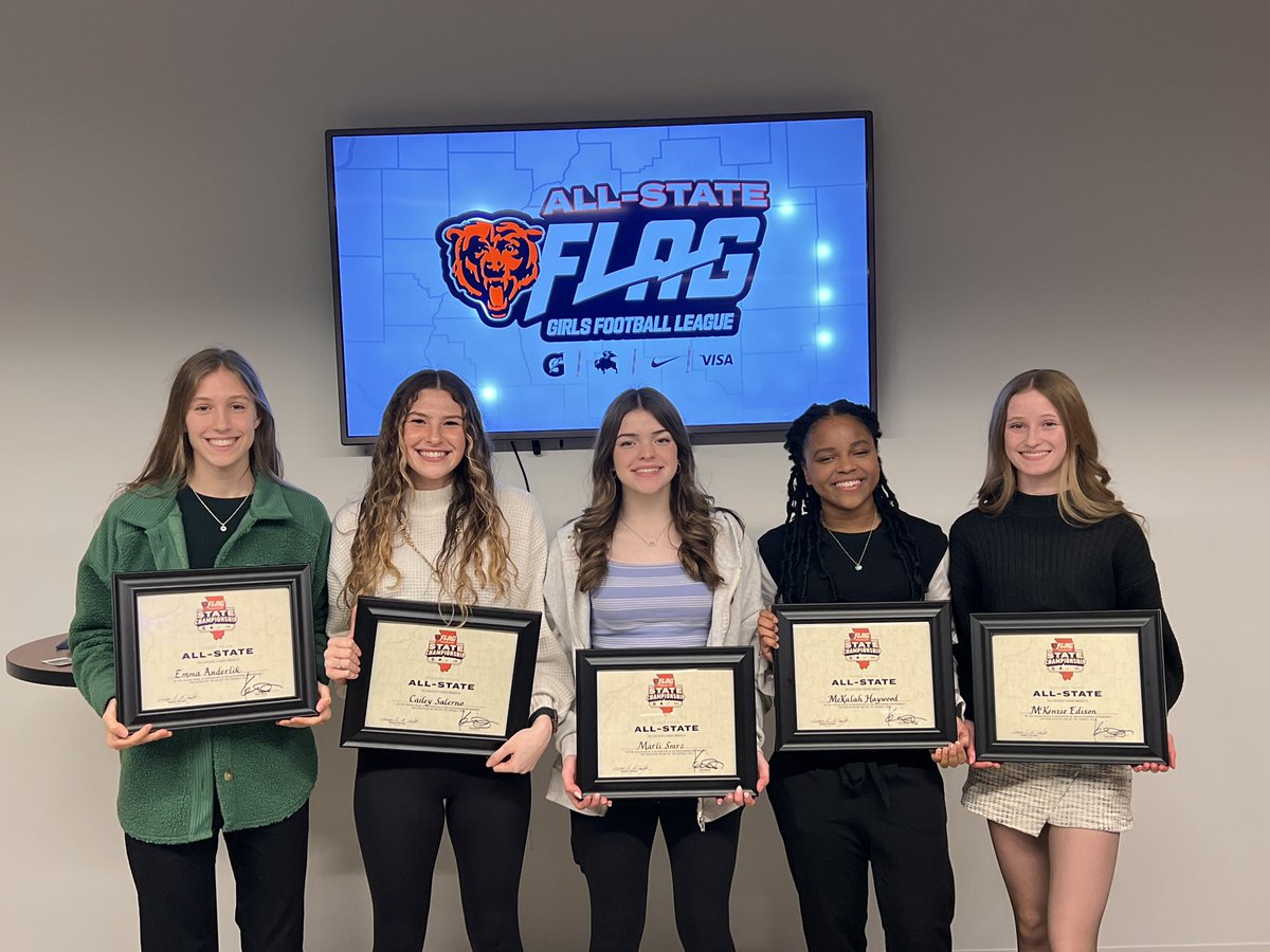 Warriors Flag Football (@wbflagfootball) on Twitter photo These ladies broke barriers, played with all heart all season, and are top-notch representations of District 88.
So proud of you <a href="/EMMA_ANDERLIK/">Emma Anderlik</a> , Cailey, <a href="/Marli_Smrz1/">Marli Smrz</a> , Mekalah, and <a href="/kenzie_edison90/">McKenzie Edison</a> - congrats on All-State Honors AND paving the way for future female athletes These ladies broke barriers, played with all heart all season, and are top-notch representations of District 88.
So proud of you <a href="/EMMA_ANDERLIK/">Emma Anderlik</a> , Cailey, <a href="/Marli_Smrz1/">Marli Smrz</a> , Mekalah, and <a href="/kenzie_edison90/">McKenzie Edison</a> - congrats on All-State Honors AND paving the way for future female athletes