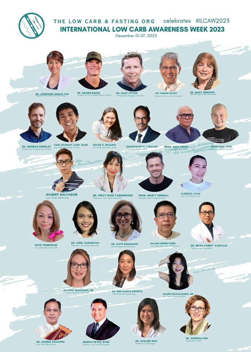 LowCarbHealthMD's tweet photo. YOU are INVITED to WATCH and LEARN for FREE!

International Low Carb Awareness Week 2023 #ILCAW2023
01-07 December 2023

EVENT LINK👉https://t.co/pu5fwlOKw8

#FightStroke #FightHeartAttack #FightDiabetes #FightObesity #FightMetabolicSyndrome

👉https://t.co/5L21tbtWyD https://t.co/fWXJuSl7EG