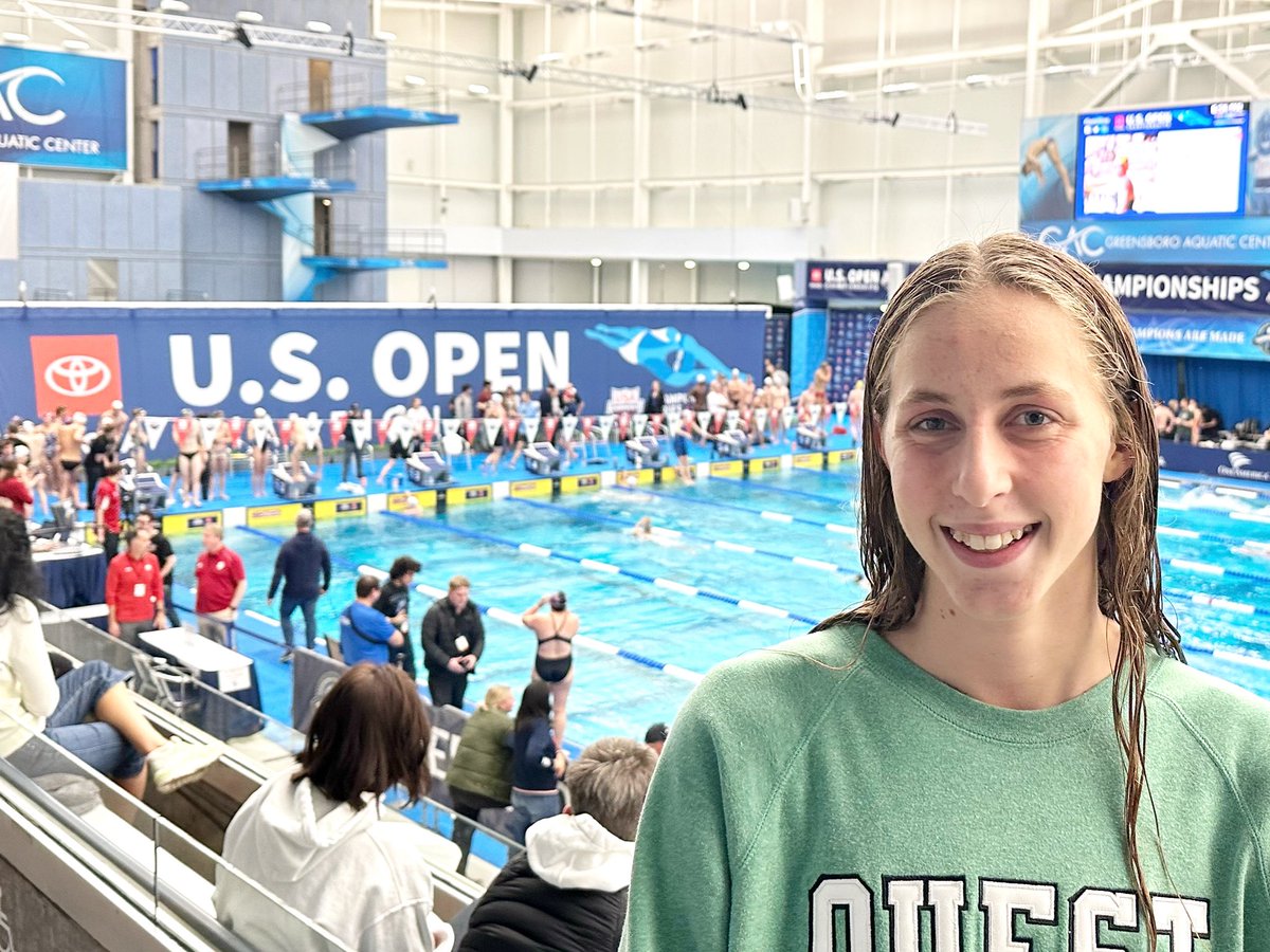 Meet Day!! Let’s GOOOO! Emerson Callis kicks off championship season at <a href="/USASwimming/">USA Swimming</a> Toyota US Open this morning. The work is done and now it’s time to Perfect the Game of Racing on the big stage. Emerson, Quest is cheering 📣 LOUD📣!! #usaswimming #questforexcellence #usopen