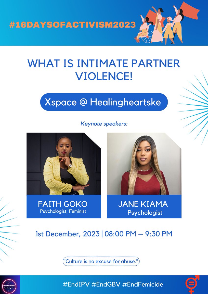 Our lives begin to end the day we become silent about things that matter.
Join us tomorrow as we learn to unlearn and relearn about Intimate partner violence.
#EndIPV 
#EndGBV
#16DaysOfActivism