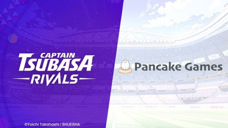 #TsubasaRivals ⚽️ × #PancakeGames 🥞 パートナーシップ提携記念 OCコラボ数珠繋ぎ #Giveaway を開催🤩 ／ 🎁 25 $TSUGT × 1名様 ＼ 15,000,000 $GCAKE × 1名様 ✅ Follow RT ❤️ @NFTpancakegames @TsubasaRivalsJA @OF_KUSA ☑️引用元全て参加✨ ⏳12/7(木) 23:59