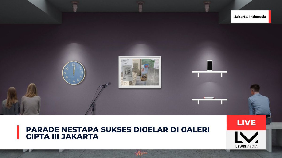 ͏ ͏ ͏
Layar di belakangnya kini berubah, menampilkan thumbnail dari berita pertama yang akan ia sampaikan pada malam hari ini. 
͏ ͏ ͏