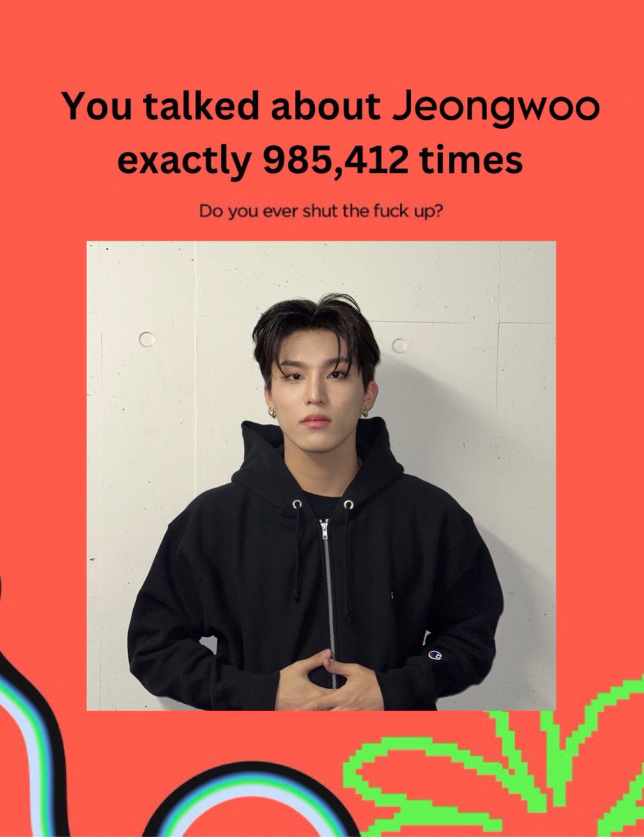 0928GALLERY's tweet photo. spotify wrapped of every uwoo 🤭 #박정우 https://t.co/O46Hpwrh5z