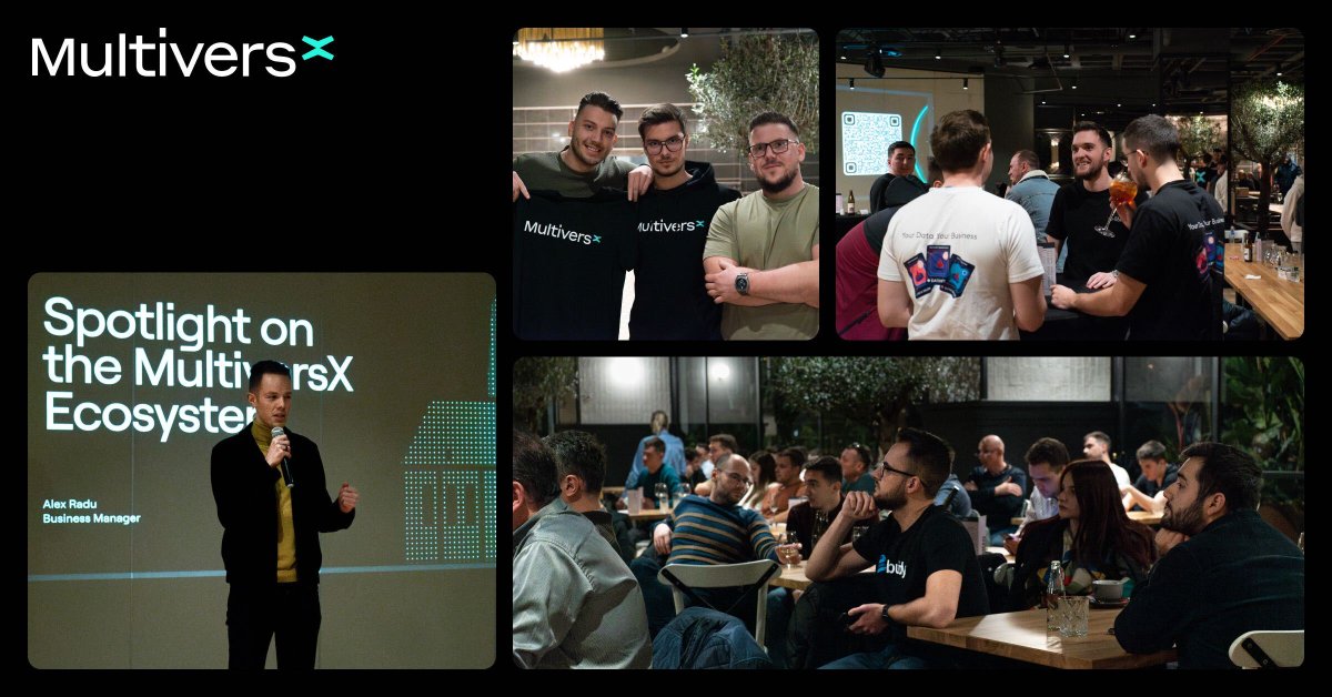 MultiversX's tweet photo. Full house and vibrant vibes at the #MultiversX Community Meetup in Cluj 🇷🇴

The community has a lot of interest in exploring ecosystem projects.

Great opportunity for builders to create productive connections with each other. https://t.co/iQ7OvBhO8S