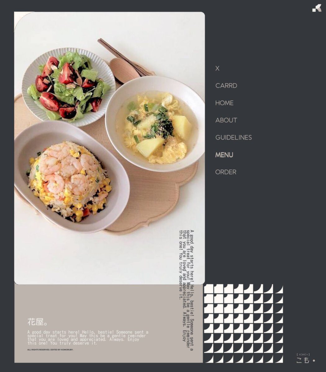 komoberyse's tweet photo. ⠀⠀

͏   KOMO   ꗃ   甲賀
   yse sent a delivery
   for you @airzous.
  ﹢   eat well 🫶

⠀⠀ https://t.co/O5zS5lW9r2