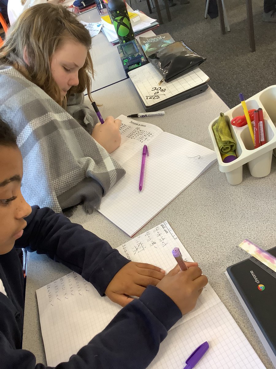 StHelensYear5's tweet photo. Mrs Featherstone’s arithmetic group are working so hard identifying percentages of amounts! ➗✖️ @MathsatStHelen1 @PrincipalSTH @STHAssistantHT https://t.co/C3BzBZ7bdx