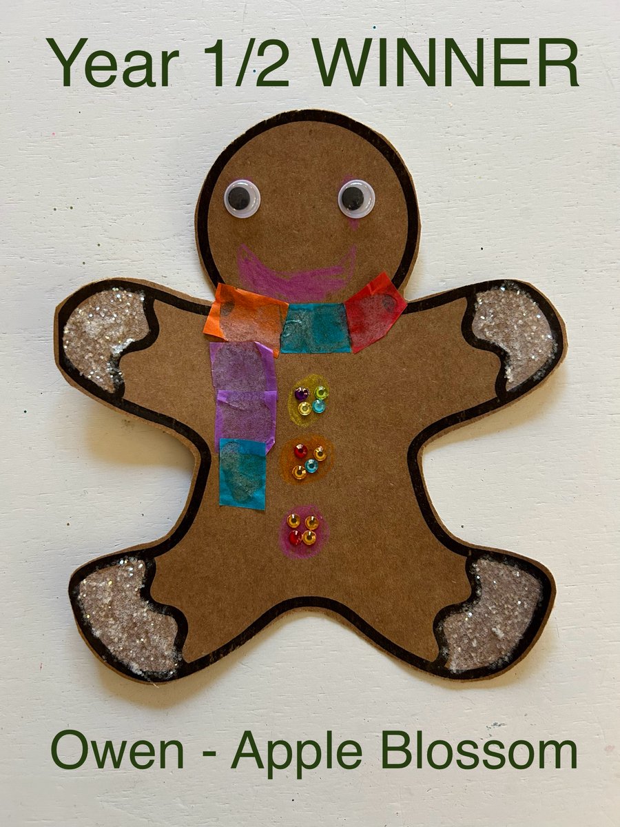 Here are the winners - prizes will be awarded in assembly tomorrow. Well done!!