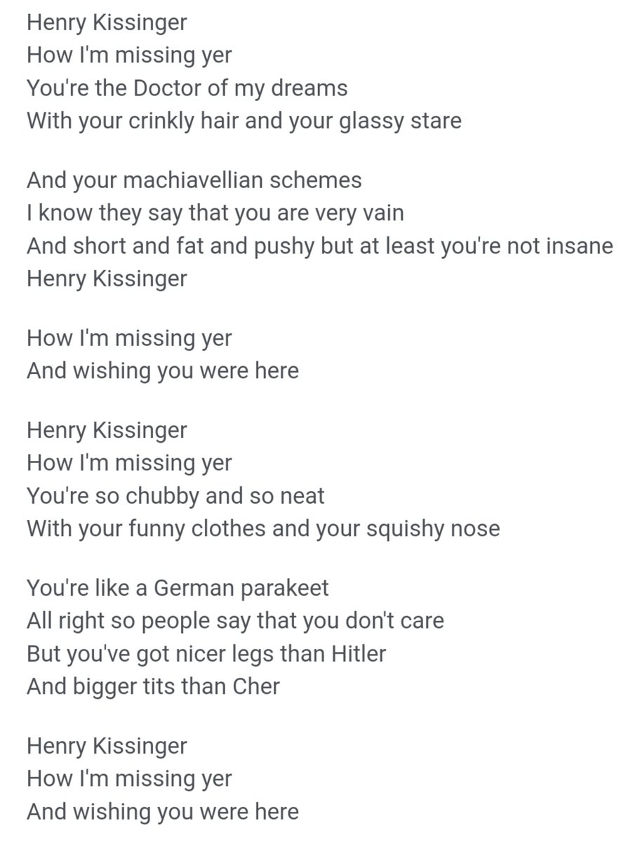 Thanks to <a href="/EricIdle/">Eric Idle</a> for today's most insistent earworm
youtu.be/SVGV6lvNTR4?si…. The only obituary to compliment the man's legs, too.