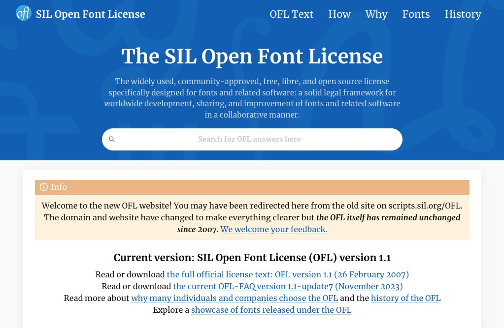 SIL Fonts tweet media