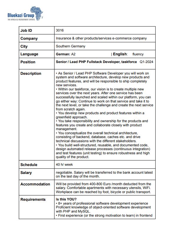 BluekaziGroup's tweet image. Are you a Full Stack Developer with experience and expertise ready to utilize your skills on an international level? We are looking for you! We have the following position open and are accepting applications on mail@bluekazi.com
#fullstackdeveloper #seniorrole #workingingermany