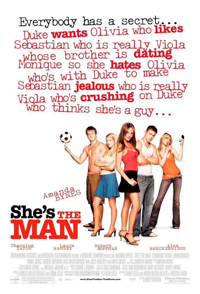 ‘She’s The Man’ hits Netflix tomorrow.