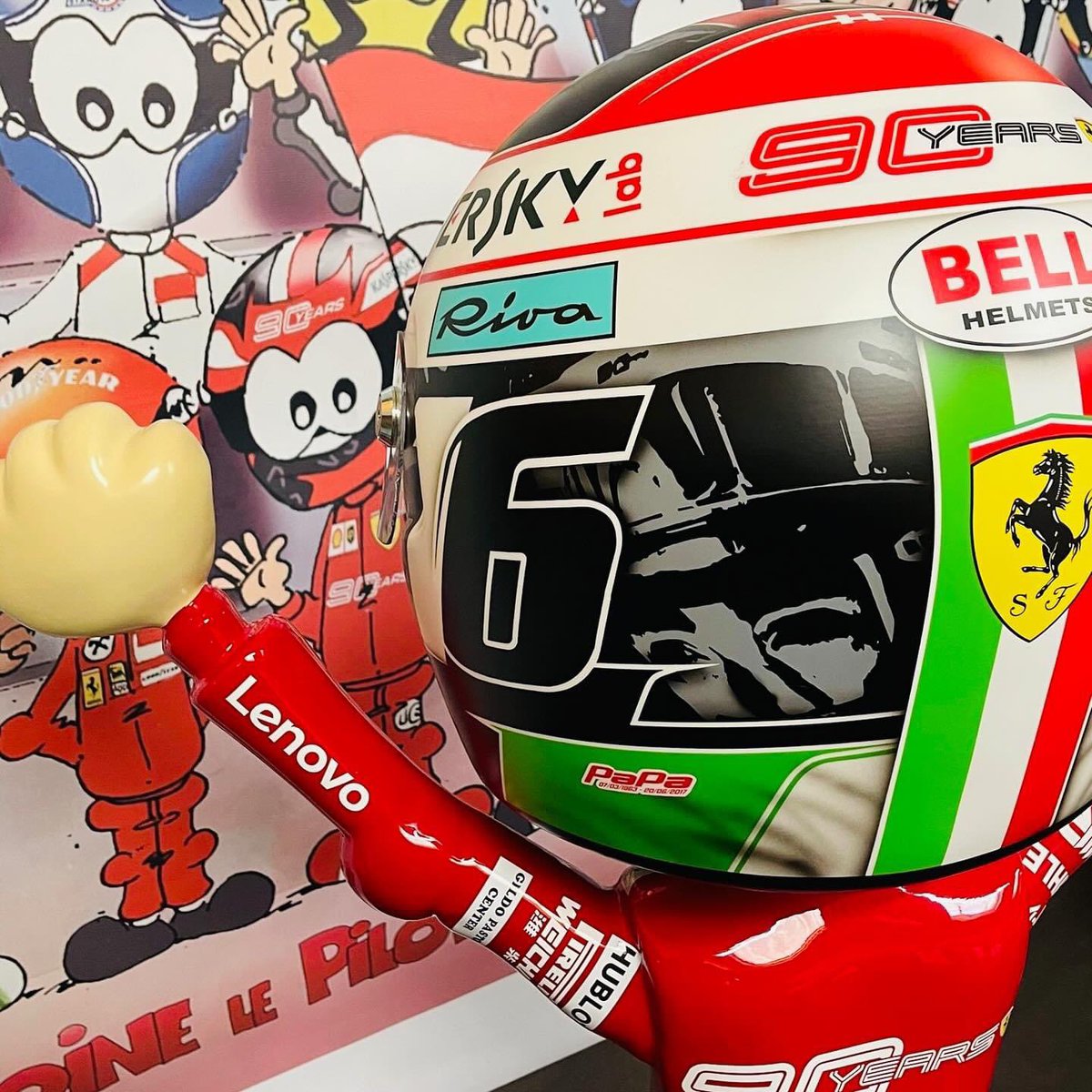 YvonAmiel's tweet photo. Il est encore temps pour le cadeau de Noël qui déchire !… 🎁🤩
La Nouvelle Statue @charles_leclerc “Italian Job-Monza 2019” 🇮🇹
Exemplaire Unique, 1,20m, visible à Genève…
#statue #antoinelepilote #charlesleclerc #onlyonepiece 
#ferrari 
https://t.co/3iftqSIJL7 @Charles_Leclerc https://t.co/8RYWb37CP4