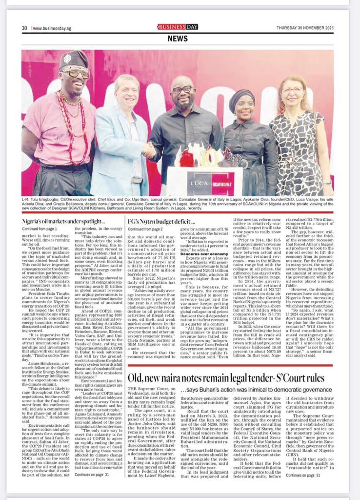 lucavisage_'s tweet photo. We are in the news!

We unveiled our new set of luxury kitchen set amidst the celebration on Sunday.

Swipe to see mentions of us in the news.

#ScavoliniMagicUnveiled #LUCA #10thanniversary https://t.co/GYOSSGUfZA