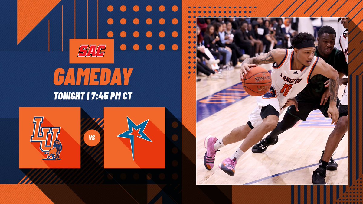 🏀 GAMEDAY 🏀

🆚 Oklahoma City 
📍 CF Gayles Field House
⏰ 7:45 pm CT
📺 bit.ly/3sQ6itm
📊 bit.ly/3QTJhis

#goLions X #WeRoar