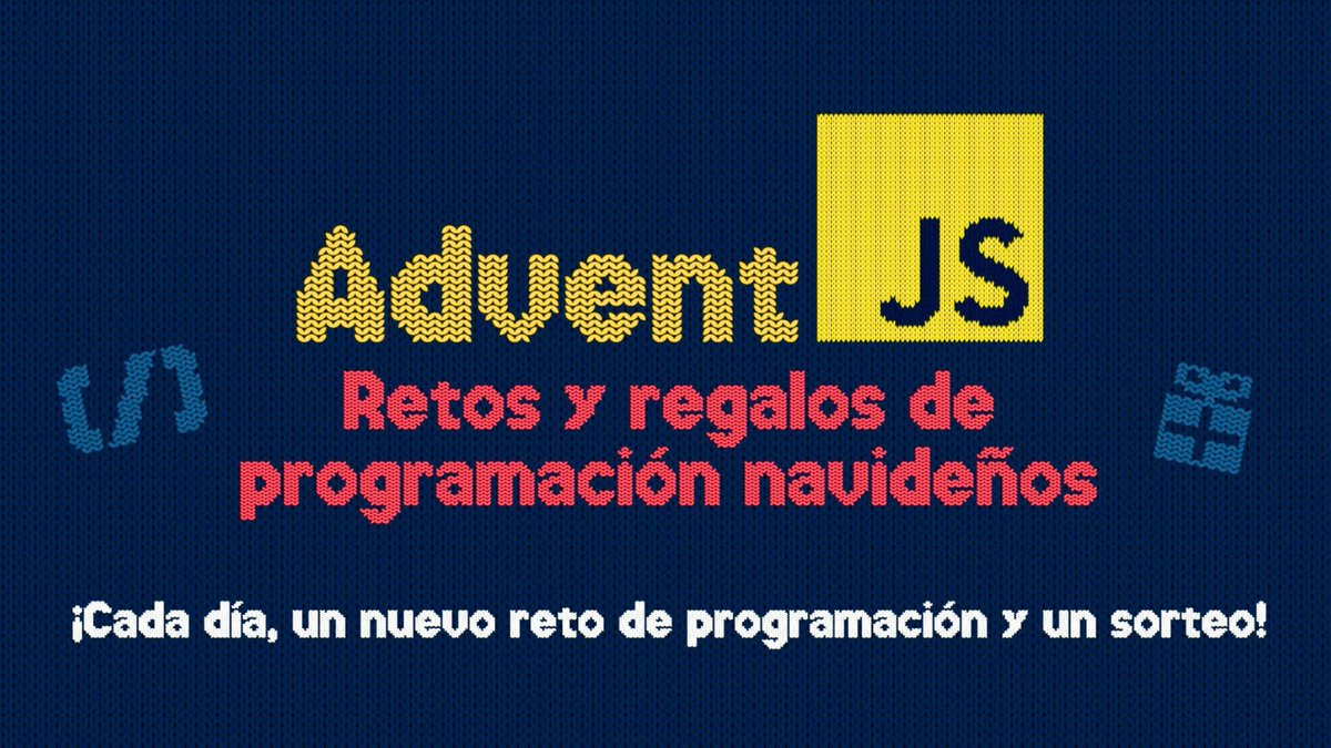 midudev's tweet photo. ¿Quieres practicar programación en Diciembre?
¡MAÑANA empieza el AdventJS!

✓ 25 retos de programación
✓ 25 sorteos para la comunidad
✓ 2 eventos especiales en directo
✓ ¡Y muchas sorpresas por delante!

¡Ayúdame a compartirlo para que llegue a más gente! https://t.co/NFZIz44W1m