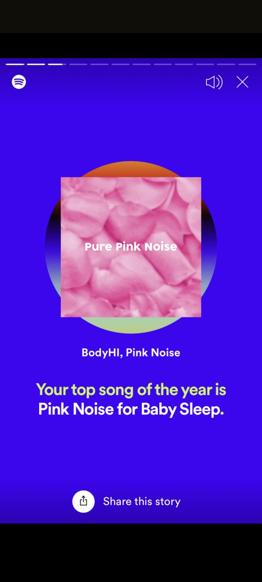 JackDoyle1888's tweet photo. @kwismach Spotify pink noise is a banger 😂 (think this was from my one last year) https://t.co/uzhcSjuAM3