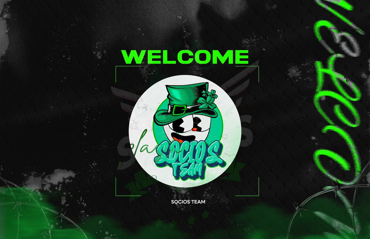 SociosCup's tweet photo. Queremos darle la bienvenida a @socios_team__ que participará en nuestra 1ra edición 💚

Sponsor:  
@socios_team__ https://t.co/klICKfytr0