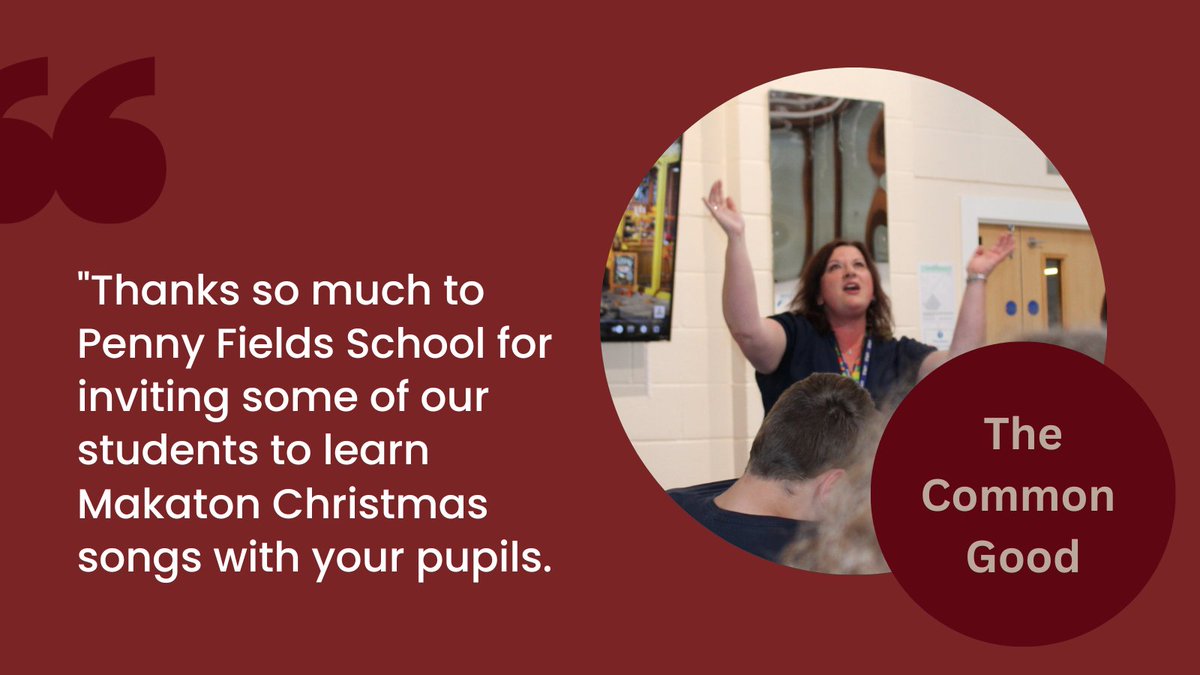 CHCHSLeeds's tweet image. Thanks so much to Penny Fields School @PennyField2021 for inviting some of our students to learn Makaton Christmas songs with your pupils. We look forward to returning  in a few weeks! #commongood #community