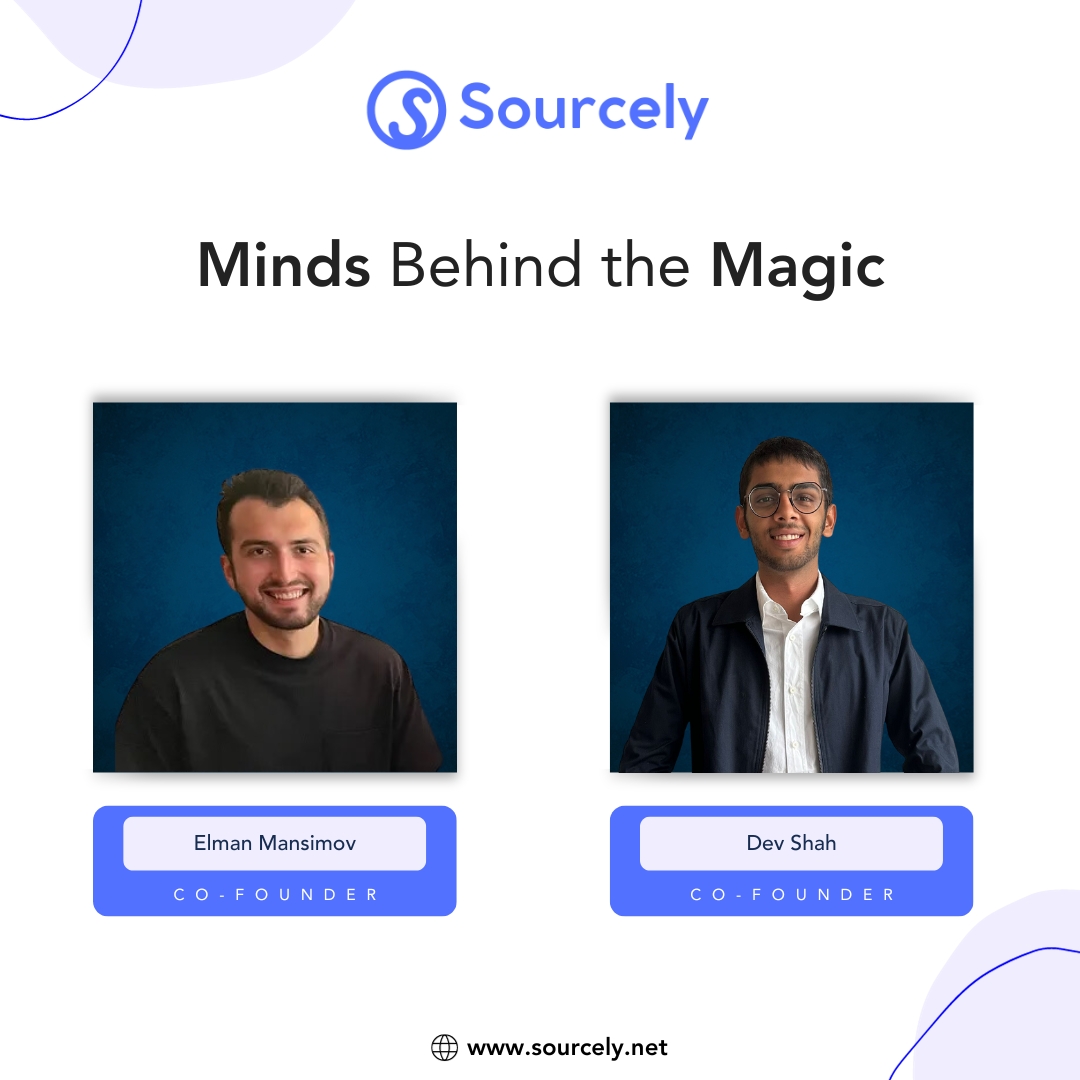 Meet the brilliant minds behind the magic! 🚀✨ Learn more about the visionaries shaping our journey.
.
.
.
.
.
.
.
.
.
.
#Founders #InnovationLeaders #sourcely #SourcelyAdvantage #AIWritingTool #ResearchSimplified #aitool #writingprompts