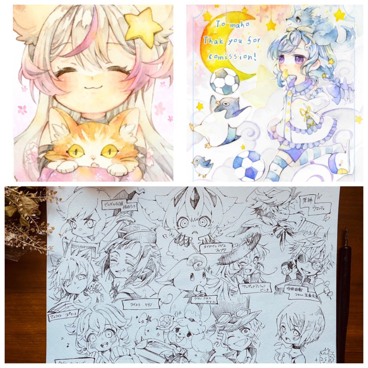 #今月描いた絵を晒そう
今月もたくさん描きました!
リクエストありがとうございます🙌 