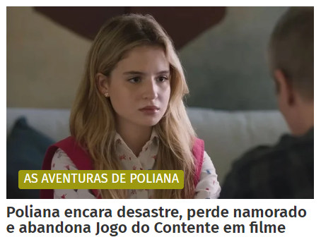 Fábio Garcia on X: Novela da Poliana: - a vida é bela - amor na