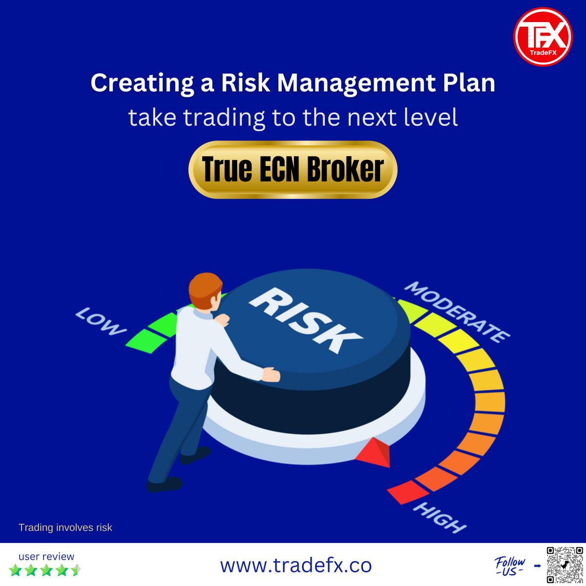 tradefx2013's tweet image. "Elevate your trading game with a Risk Management Plan from our True ECN Broker! Our advanced technology and strict risk management protocols ensure a secure and profitable trading experience. Take your trading to the next level with us!" #RiskManagementPlan #TrueECNBroker