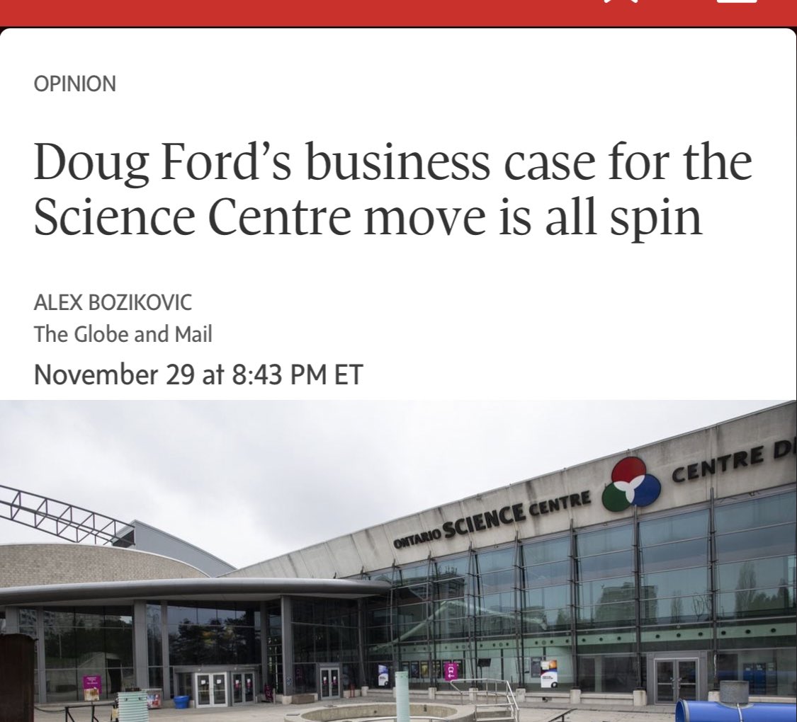 alexbozikovic's tweet image. The government’s logic is bogus and its numbers are faulty. My column: theglobeandmail.com/canada/toronto… #ONpoli #topoli