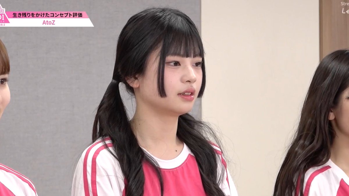 日プガールズ を視聴中の皆様！ AtoZでラップパートを担当した練習生は