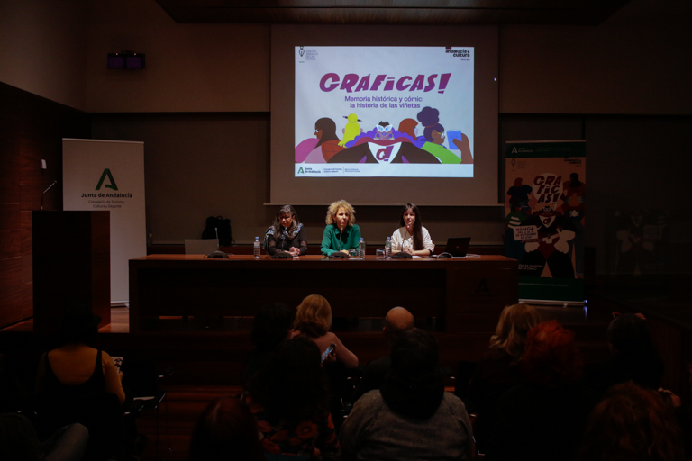 GoStreamingGo's tweet photo. Memoria histórica y #cómic: La historia de las viñetas con #nadiahafid y @CrisDuranLaGRUA con la moderación de @reinohueco en el @Museo_Malaga
el viernes 24 en @Graficascomic para @letrasandalucia
#GoStreaming https://t.co/QpDKZ4bSrX