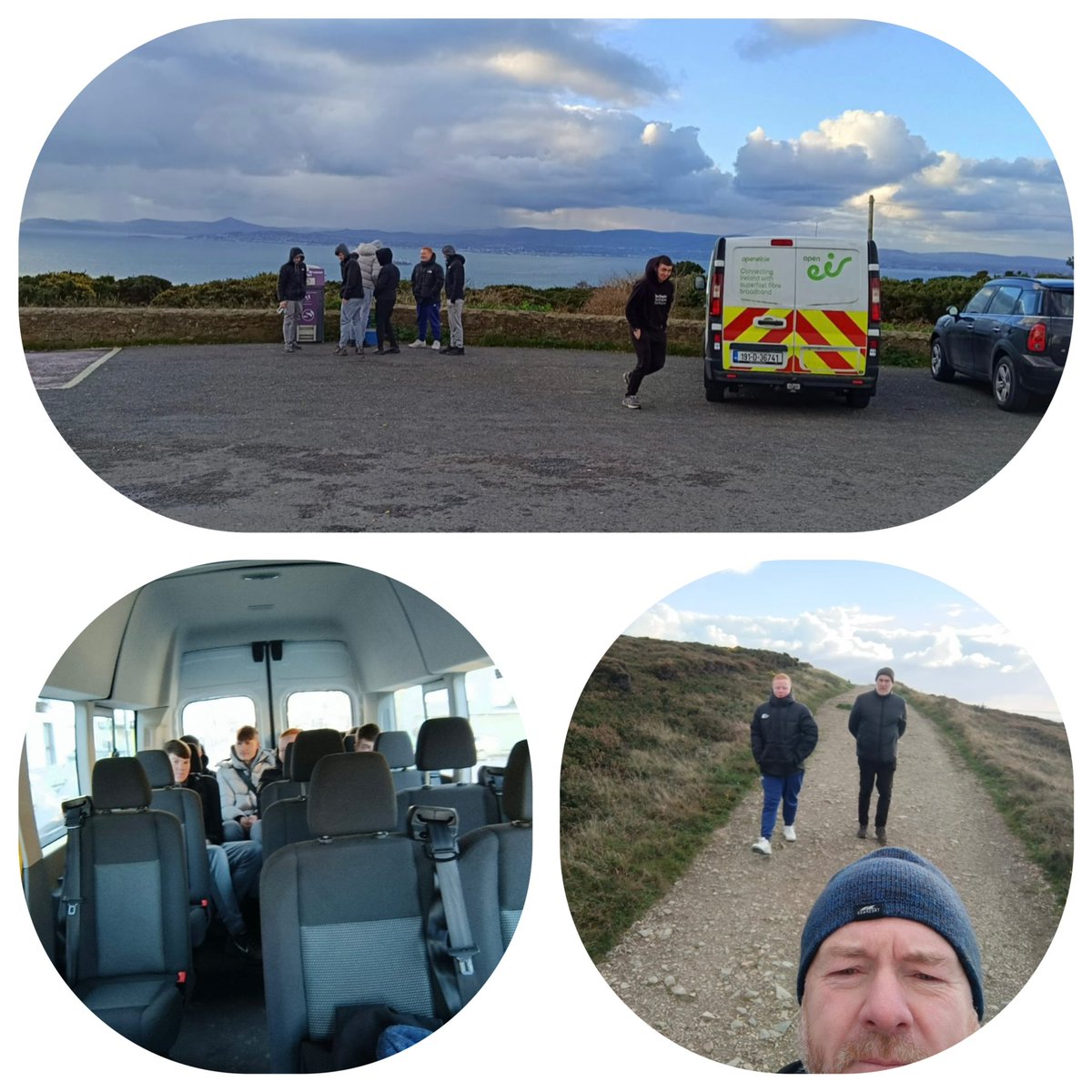 Chilly but lovely morning for a brisk walk to Howth Summit from Howth Pier. Hot chocolate to warm up the bones and plenty of good conversations. @ddletb @ddletbYR @SOLASFET @NAYCEXEC @ESF_Ireland #bonding