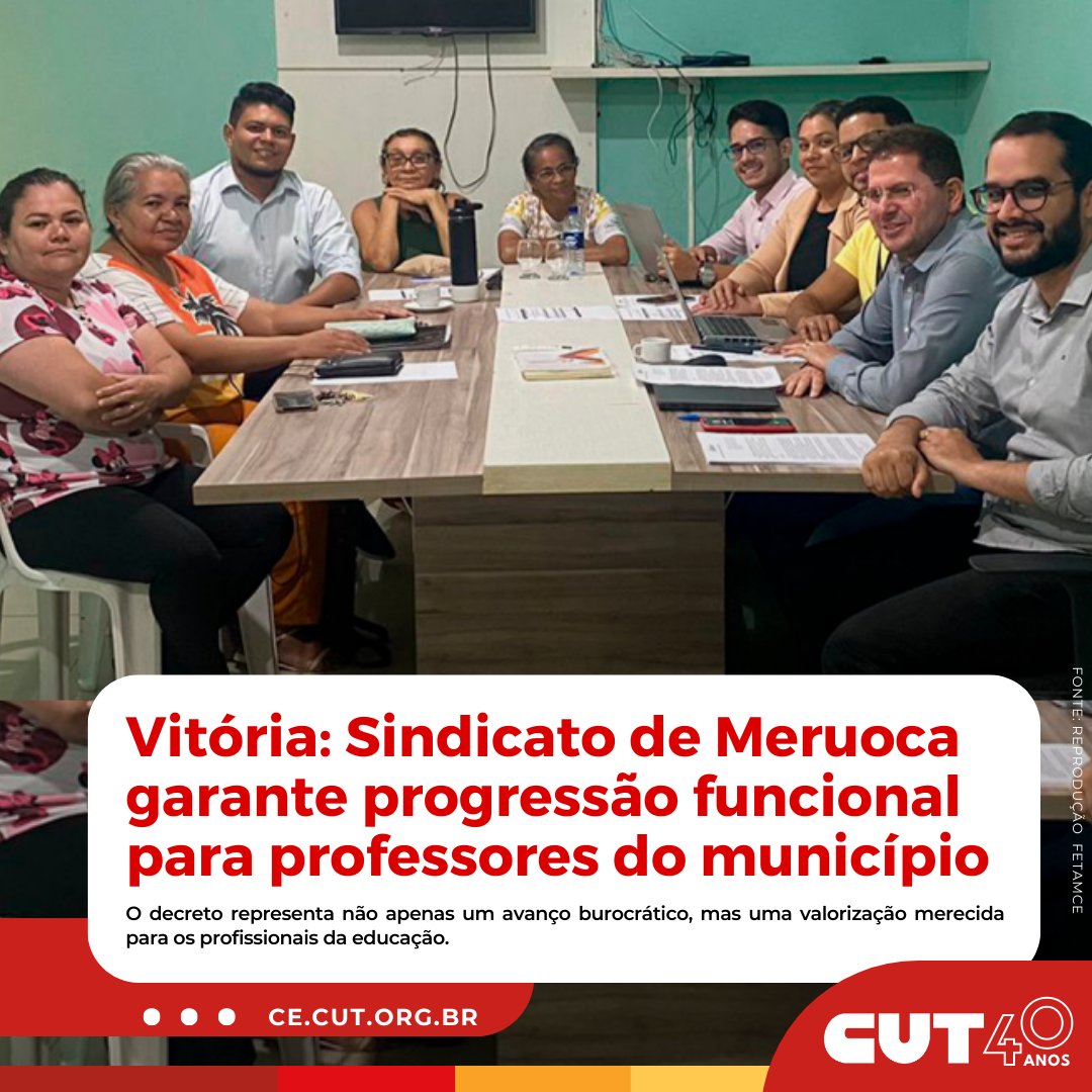cutceara's tweet photo. Na última quinta (22), SINDTRAM celebrou uma conquista significativa em prol dos professores do município, marcando um marco importante na valorização desses profissionais essenciais para a educação local. 
.
📷 Saiba mais no Portal CUT: https://t.co/9cAmhm3TcM https://t.co/BLlAkGsFXe
