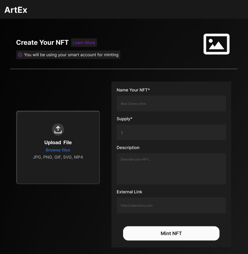 chainexerc's tweet photo. A sneak peek into ArtEx. 👀🔍.

You will witness the endeavours of Account Abstraction very soon.

$Cex #chainex #accountabstraction https://t.co/j2PzxP5zMC