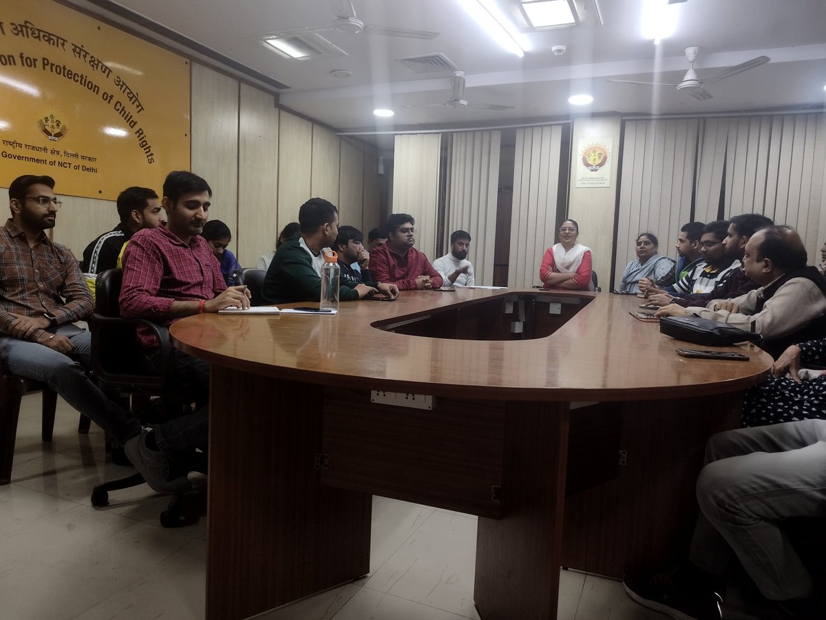 DCPCR's tweet image. DCPCR in its efforts to promote a safe working environment organized a safety initiative addressing sexual harassment at workplace for it&apos;s employees featuring a gender sensitization session which was led by Member @RanjanaPrasad8,  Ms. Varuna  @FoundationMf &amp;amp; Adv. Anmol Panwar