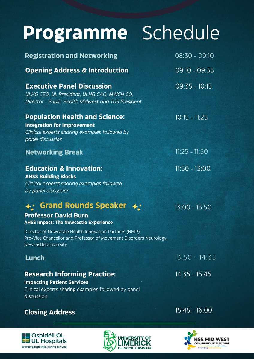 Health Sciences Academy (@healthsciacadlk) on Twitter photo We are delighted to announce that CPD Accreditation Points will be awarded to attendees at The Power of Collaboration: Building an Academic Health Science System at the University of Limerick (ul.ie) <a href="/CERC_UHL/">Clinical Education & Research Centre</a> <a href="/ULHospitals/">Follow @HSEMidWest</a> <a href="/CommHealthMW/">HSE Mid West Community Healthcare</a> <a href="/UL/">University Of Limerick</a> We are delighted to announce that CPD Accreditation Points will be awarded to attendees at The Power of Collaboration: Building an Academic Health Science System at the University of Limerick (ul.ie) <a href="/CERC_UHL/">Clinical Education & Research Centre</a> <a href="/ULHospitals/">Follow @HSEMidWest</a> <a href="/CommHealthMW/">HSE Mid West Community Healthcare</a> <a href="/UL/">University Of Limerick</a>