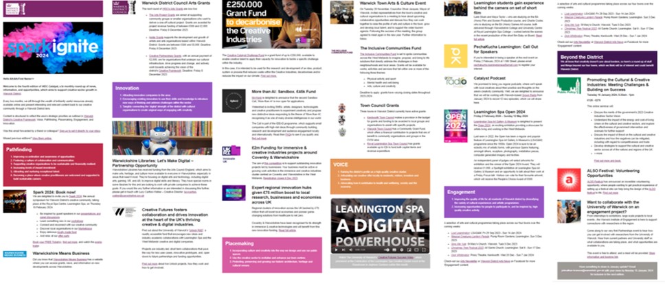 JBranson_'s tweet photo. ๐ข The latest edition of #WDCCatalyst, the bi-monthly newsletter for #WarwickDistrict's #Creative sector, is out now!
Still not signed-up to receive it? You can see it here: https://t.co/AxY09lUaJ9
#Leamington #Warwick #Whitnash #Kenilworth https://t.co/VxZa2H5iFO