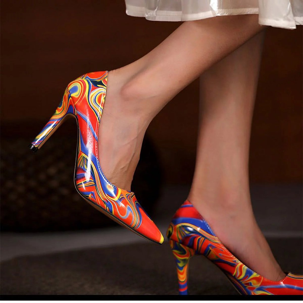 MysticFantasyX's tweet photo. Four Seasons High Heels

#stilettos #shoes #highheels #season #seasonal #pumps #pointedshoes #rainbow #colour #fashion https://t.co/Hzua69hbrc