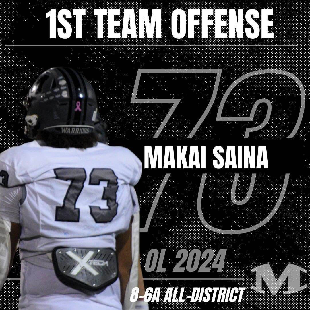 Martin_Football's tweet photo. Congrats to our Warriors who made the 8-6A All-District 1st Team Offense &amp; Defense!

#WarriorStrong https://t.co/sKLbkpMfpM
