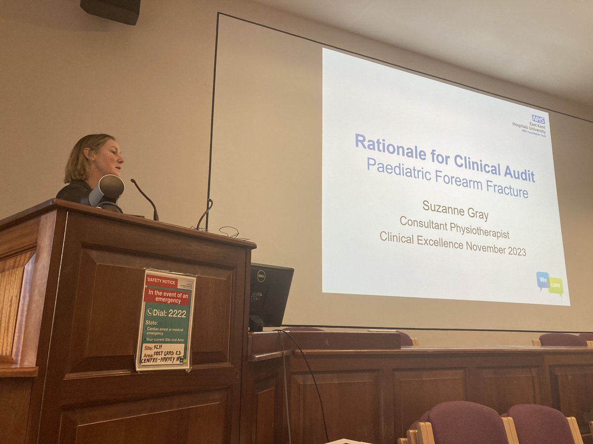 EKHUFT Therapies (@therapiesekhuft) on Twitter photo <a href="/TherapiesEKHUFT/">EKHUFT Therapies</a> Consultant Paediatric Consultant <a href="/SuzanneGrayPT/">Suzanne Gray</a> talking to us today at our Clinical Excellence Day on the rationale for Clinical Audit and an ongoing audit on Paediatric forearm fracture management <a href="/EKHUFT/">East Kent Hospitals</a> #cpd <a href="/TherapiesEKHUFT/">EKHUFT Therapies</a> Consultant Paediatric Consultant <a href="/SuzanneGrayPT/">Suzanne Gray</a> talking to us today at our Clinical Excellence Day on the rationale for Clinical Audit and an ongoing audit on Paediatric forearm fracture management <a href="/EKHUFT/">East Kent Hospitals</a> #cpd