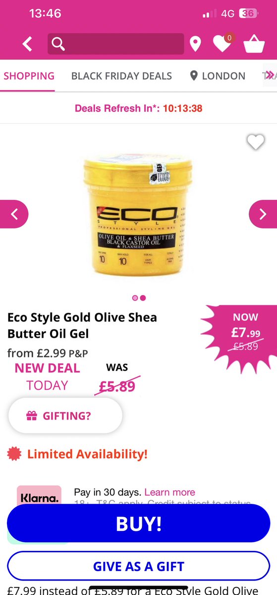 mackem74's tweet photo. @wowcher how is this a deal??…. Was £5.89, now £7.99….!!!! 🤦🏼‍♀️ https://t.co/PHo8W4n0tZ