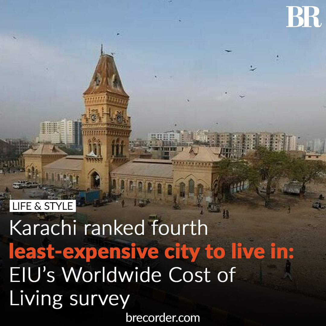 Karachi ranked fourth least-expensive city to live in: EIU's Worldwide Cost  of Living survey - Life & Style - Business Recorder