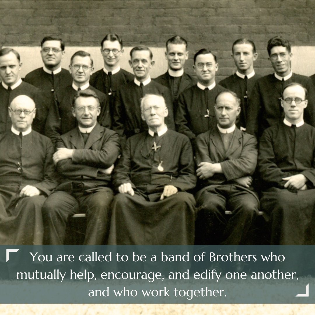 Founders Week <a href="/XaverianBros/">Xaverian Brothers</a>  Quote of the Day: "You are called to be a band of Brothers who mutually help, encourage, &amp; edify one another, and who work together." #WeAreStX <a href="/stxtigers/">Saint Xavier High School</a> <a href="/xbschools/">XBSS</a>
