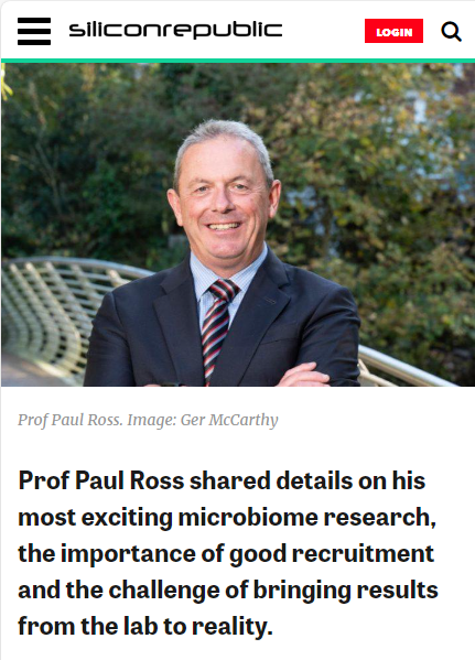 APC Microbiome Ireland (@pharmabiotic) on Twitter photo . <a href="/siliconrepublic/">Silicon Republic</a>'s Leigh Mc Gowran catches up with newly crowned SFI Researcher of Year - APC Director <a href="/ProfPaulRoss1/">Prof Paul Ross</a> on what's happening with the world of the microbiome
@scienceirel <a href="/UCCResearch/">UCC Research</a> <a href="/TeagascFood/">Teagasc Food Research Programme</a>
bit.ly/46SXK3f . <a href="/siliconrepublic/">Silicon Republic</a>'s Leigh Mc Gowran catches up with newly crowned SFI Researcher of Year - APC Director <a href="/ProfPaulRoss1/">Prof Paul Ross</a> on what's happening with the world of the microbiome
@scienceirel <a href="/UCCResearch/">UCC Research</a> <a href="/TeagascFood/">Teagasc Food Research Programme</a>
bit.ly/46SXK3f