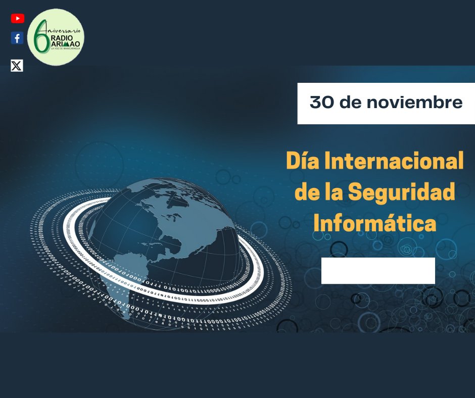 🛡️ | Hoy es el día internacional de la Seguridad Informática
¡Celebremos la importancia de proteger nuestros datos y sistemas informáticos!
#CiberseguridadParaTodos #Ciberseguridad #Tecnologia #Seguridad #ComputerSecurityDay Internet