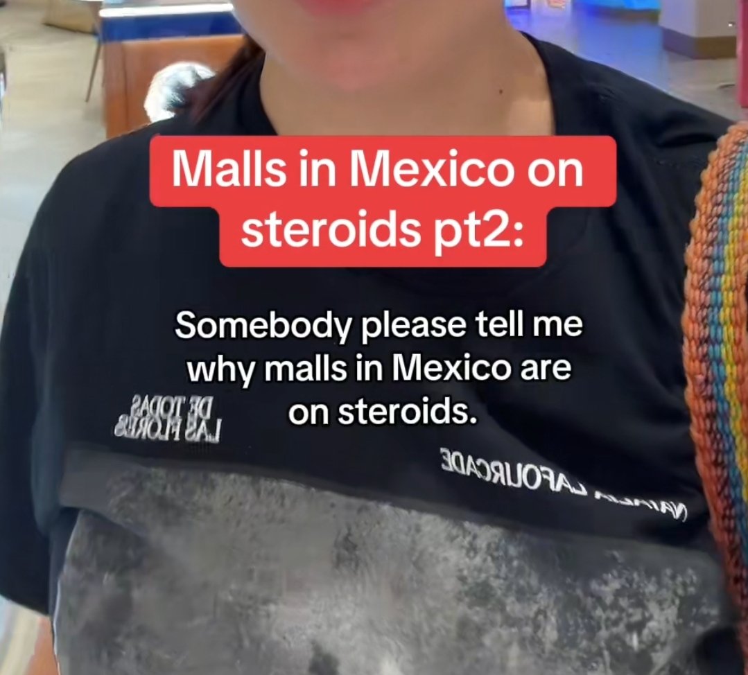 Politica_Basica's tweet image. ¿Por qué los centros comerciales en México andan en estereoides?

Porque el mercado llenó lo que el Estado abandonó: la necesidad de un espacio de convivencia.

Los niños, adolescentes y sociedad en general no tienen lugares para simplemente "pasar el rato". Es minúscula la…